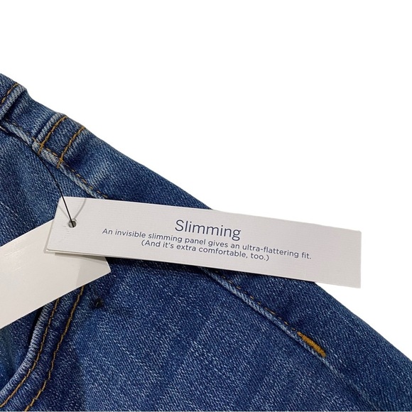 Talbots Classics Flawless Slim Ankle Medium Wash Jeans Sz 2 x28 Slim Denim NWT - Picture 9 of 14